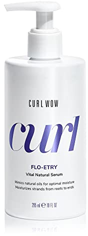 Color Wow Haarserum Lockiges Haar Flo-Etry, Hitzeschutz Locken Anti-Frizz, Curl Wow Hair Serum, Geschmeide Locken intensive Haarpflege, 295ml
