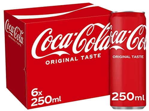 Coca-Cola Original Taste, 6 x 250 ml