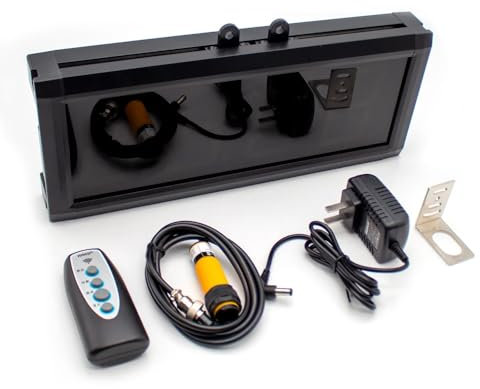 Toplionace Contador de Infrarrojos con Sensor Automático de Pantalla Grande de 3 Pulgadas, Contador de Cinta Transportadora Inteligente con Pantalla Digital Electrónica