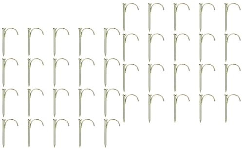 Uonlytech 2 Set 052in Staffa Di Fissaggio Per Tubi Da Parete Ganci Per Chiodi Per Fissaggio Di Tubi Elettrici A Gas E Acqua 20 Pezzi*2