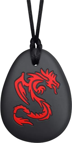 Chew Chew Macher Halsband - für autistische Kinder - langlebige und starke Silikon Kauhalsbänder - Kauanhänger für Jungen und Mädchen