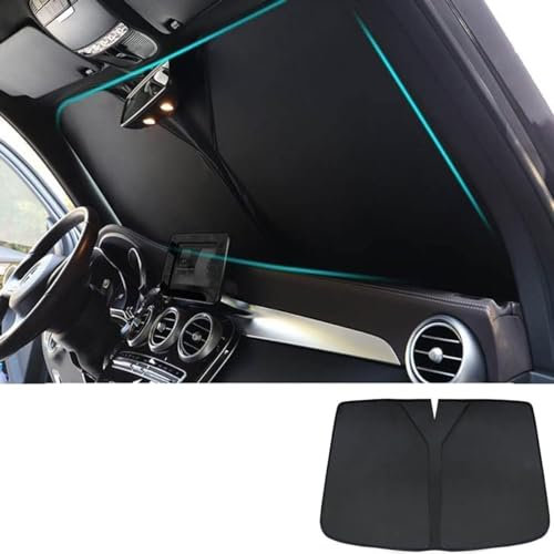 KLBVFDYAN Coche Delantero Parabrisas Parasol para Seat Leon MK4 2020-2024, Plegable Parasol Protección UV Protección Solar Interior Accesorios