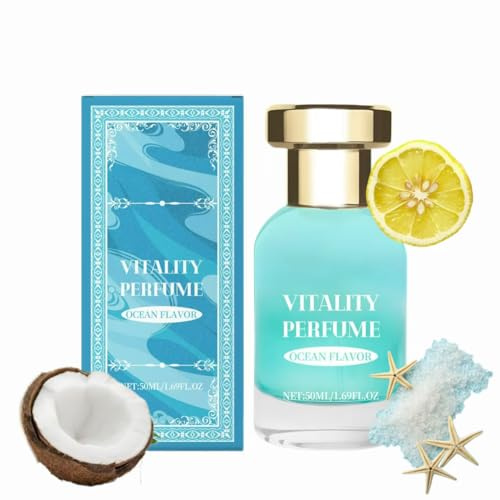 Ocean*Vitality Perfume for Men, Lively and Rich Ocean Fruity Aroma, Exudes Wantonly, Releasing a Unique Fragrance, with Charming-Charm (1)