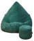 Pouf Poire avec Repose-Pieds Vert Bouteille 95x95x120cm - Pouf Geant XXL avec Remplissage - Velours Doux et Élégant - Bean Bag pour Chambre et Salon - Fauteuil Confortable pour Chambre Enfant