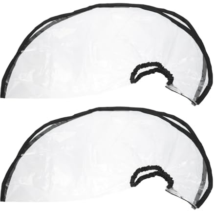 AUTSUPPL 2 pièces Entonnoir de Soin Capillaire Étanche pour Lavage et Rinçage des Cheveux Protection Visage et Corps Confortable pour Usage Domestique