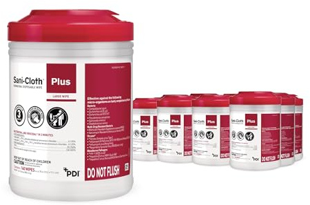 Sani-Cloth Plus Hard Surface Disinfectant Wipe, 160 Count, Q89072 - Case of 12 = 1920 Wipes