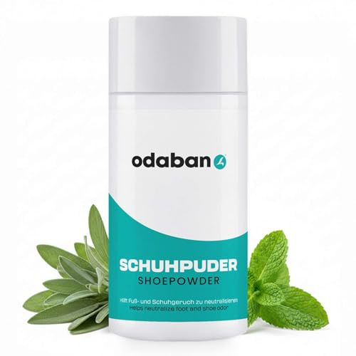odaban® Polvere Deodorante per Piedi e Scarpe 50 g | Contro i Cattivi Odori | Neutralizza gli Odori su Qualsiasi Tipo di Calzatura | Profumo Fresco