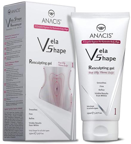 Anacis Gel-Crème Corporel Avancé Anti-Cellulite pour une Peau Uniforme et Élastique-Gel Raffermissant pour le Corps avec Doux Effet Chauffant, Crème Anti-Cellulite pour Ventre, Jambes,Cuisses-150ml
