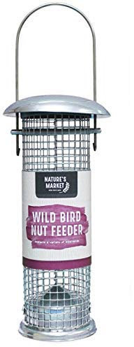 Garden Mile Peanut Feeders For Birds Durable Weatherproof Stainless Steel Bird Feeders Hanging From Trees Feeding Stations For Garden Patio Outdoors Peanut Bird Feeder Perfect For Birdwatching