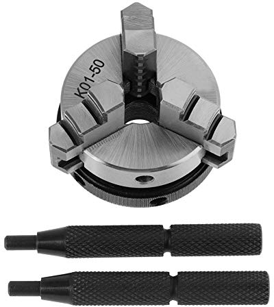 50mm Mandrino autocentrante tornio per la lavorazione del legno 3 Jaw Gull K01-50, mandrino