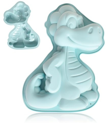 Molde Dinosaurio Pastel, Molde Pastel Silicona, Molde Silicona De Tarta Niños Para Hornear, Molde De Silicona Para Tartas, Molde Tartas Bpa Free, Molde De Silicona Hornear, Para Tartas, Chocolate, Pan