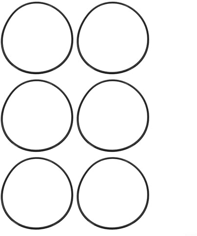 Replacement O Ring Set for Hayward Pro Series Sand Filter, 6 Rubber O Rings for Enhanced Filtration System Longevity