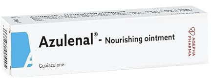 Azulenal Ointment with Guaiazulene – Itch Relief & Wound Healing Cream for Burns, Cuts, Insect Bites, Hemorrhoids, Anal Fissures, Nappy Rash & Sore Nipples – Soothes Redness, Pain & Itching - 20g