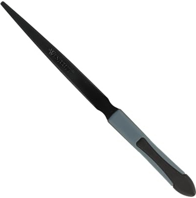 Westcott Abrecartas Softgrip | Abrecartas prémium con hoja negra de acero inoxidable | Mango ergonómico de agarre suave | Abre letras fácil y limpiamente | para el hogar y la oficina | E-29701 00