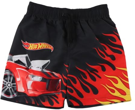 Bermuda Baño Hot Wheels para Niños - Ropa de Baño Infantil Cómoda, Ligera y Secado Rápido, Bañador Niños para Verano, Playa y Piscina