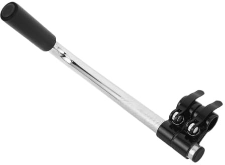 BETOOKY Extension de poignée de poussée pour fauteuil roulant, rallonge de poignée en métal, acier inoxydable, ajustement universel, stable, pour fauteuil roulant et poussette, intérieur