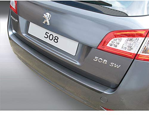 RGM ABS Heckstoßstangenschutz kompatibel mit Peugeot 508 SW 2011-2019 Schwarz