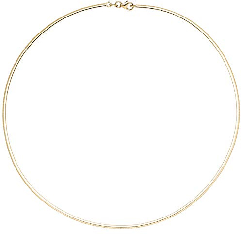 Jobo Damen-Halsreif aus 14 Karat 585 Gold 42 cm 2 mm
