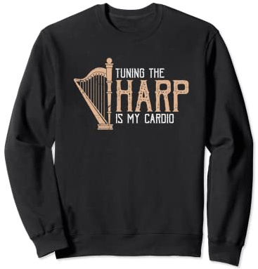 Motif de joueur de harpe pour les motifs de musicien de harp Sweatshirt