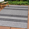 Carpettex Outdoor Teppich Wetterfest 160x230 cm Sisal Optik Beige - Ideal für Balkon, Garten, Terrasse und als Küchenteppich - In&Out Teppich Waschbar, Flachgewebe, Pflegeleicht, Vintage Design