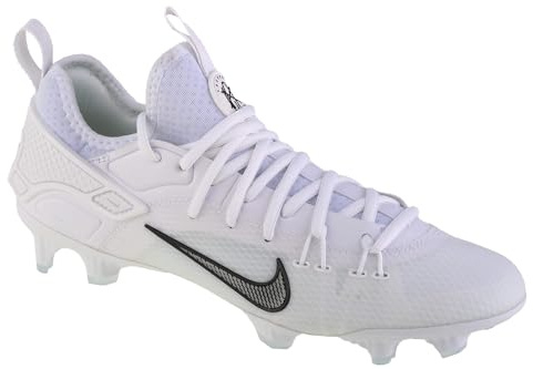 Nike Huarache 9 Elite Low Lacrosse Tacos para hombre, Blanco, 46 EU