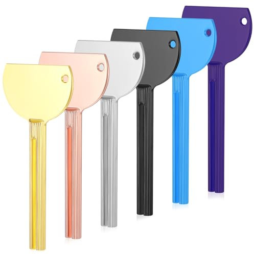 6pcs Toothpaste Tube Squeezer,Stainless Steel Toothpaste Dispenser,Toothpaste Squeezer Roller for Bathroom Cosmetic Hand Cream Toothpaste Squeezer(6 Color)