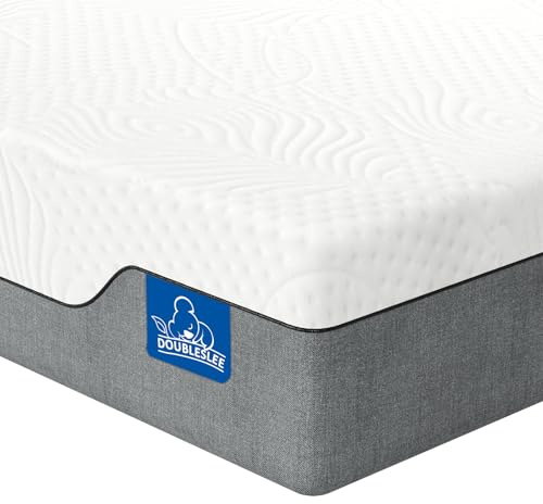 Doubleslee Single Mattress, 18CM Single Memory Foam Mattress with Breathable Removable Cover, CertiPUR-US Certified Foam for Pressure Relief & Cooling Comfort - Medium, 3ft Single (90x190x18cm)
