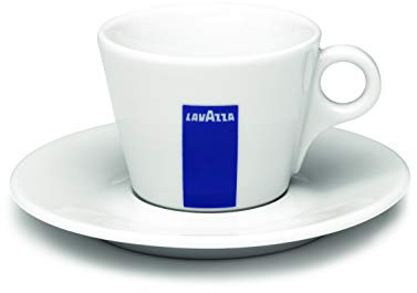 Lavazza - Tasses Cappuccino 160 ml - Lot de 6 Tasses en Porcelaine Sans Sous-Tasses