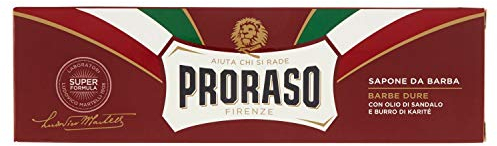 PRORASO Shaving cream in tube Red, 150 ml