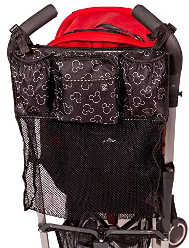 J.L. Childress Disney Baby by Cups 'N Cargo Kinderwagen-Organizer und Zubehör, Mickey-Schwarz
