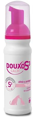 DOUXO S3 Calm Mousse | für Hunde & Katzen | Schaum Pflege für juckende, gereizte & empfindliche Haut | Hautberuhigend & Feuchtigkeitsspendend | ideal für Allergiker & allergische Tiere | 150 ml