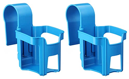 Bseical Getränkehalter Pool, Whirlpool Getränkehalter, Strandkorb Getränkehalter, Pool Zubehör Getränkehalter Plastik, Becherhalter Plastik Campingstuhl Universal Zum Aufhängen Getränke (2pc Set)