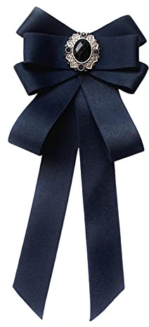 Amagogo Da donna pre-legato Bowknot fiocco cravatta papillon cravatta decorazione papillon per costume accessorio matrimonio fai da te camicia cosplay