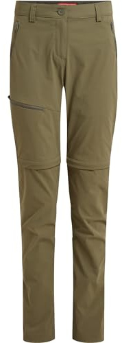 Craghoppers Damen NosiLife Pro Conv II Hose, Soft Mushroom, M|S