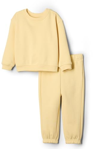Amazon Essentials x Sofia Grainge Unisex Kinder Set aus Sweatshirt und Jogginghose, Buttergelb, 4 Jahre