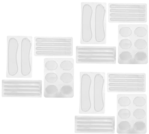 Healeved 3 Sätze Fersenspornpolster Fersenpolster Unsichtbarer Concealer - aufkleber Bh - tape Klare Bh - träger Supinationssohlen Wiederverwendbare Stilleinlagen Abdeckstift Griff 4 Stücke * 3