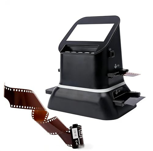 Digital Filmskanner Och Fotodigitaliserare – 22 Mp Hög Upplösning, 4,3-Tums Lcd-Skärm, Stöder 35 Mm, 120, 126, 127, 135 Negativ Och Diabilder – HDMI, USB, Sd-Kortplats