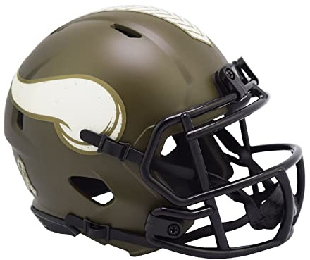 Riddell Minnesota Vikings NFL Salute to Service Speed Mini casco M