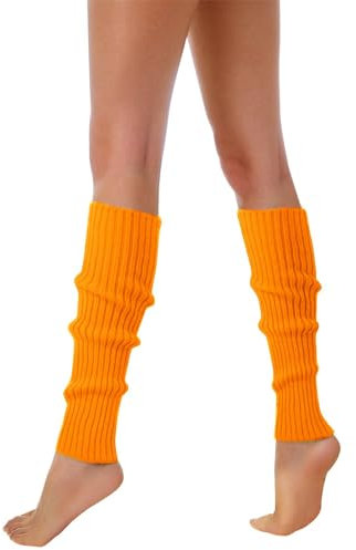 Damen Langer Beinwärmer Frauen Mädchen Winter Stulpen Beinstulpen Beinwärmer Kniestrümpfe Legwarmers Strümpfe Overknees Stricken Leg Warmers Beinwärmer für Winterwärmer