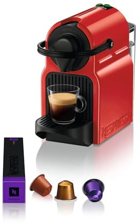 Nespresso Krups Machine à Café Inissia Rouge Cafetière Espresso YY5506FD