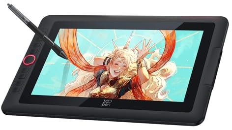 XPPen Artist 13.3 Pro V2 Tableta Gráfica con Pantalla con X3 Pro Chip Inteligente 16K Niveles de Presión, Tableta Gráfica Dibujo Digital con 8 Teclas y 1 Dial, Pantalla 99% sRGB Completamente Laminada