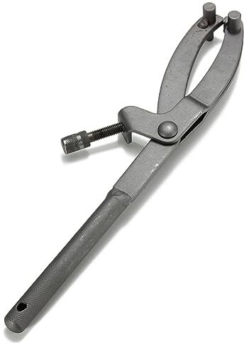 MUCKLILY Y-Type Flywheel Wrench Für Motorräder Verstellbares Reparaturwerkzeug Für Kupplungen Und Magnetmotoren Geeignet Für Verschiedene Schwungradgrößen Einfache Handhabung Robustes