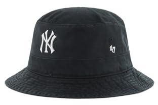 '47 Brand Bucket Hat NY Yankees B-BKT17GWF-BKA Schwarz, Size:S/M