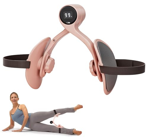 CLIUNT Entraîneur de Muscle Pelvien, Hip Trainer Exerciseur, Entraîneur de Cuisse avec Compteur & Réglage, Entraîneur de Hanches, Entraîneur du Périnée, Récupération Post-Partum(Purple)