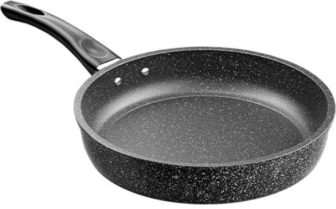 Tktouci Sartenes antiadherentes | Sartenes de cocina antiadherentes – Utensilios de cocina de metal para inducción estufa de cerámica, cocina, huevo, filete, pescado, tortilla, apartamento, hogar