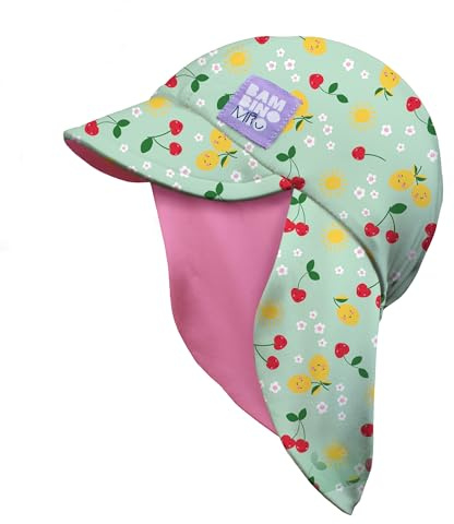 Bambino Mio, Gorro de baño Reversible con protección Solar UPF 40+ (0-6 Meses) para bebés y niños pequeños - Fruta JUGOSA, para niños y niñas