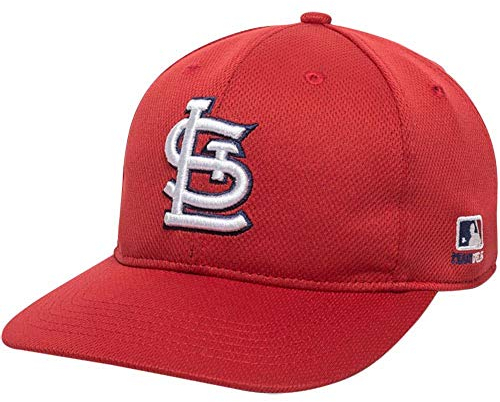 St. Louis Cardinals (Home – St. L Logo) für Erwachsene Hat verstellbar MLB Offizielles Lizenzprodukt Major League Baseball Replica Ball Cap
