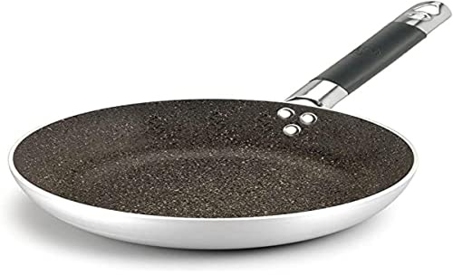 Pentole Agnelli ALSA111BBINF32 Infinity Padella Svasata Bassa, in Alluminio, con Manico Tubolare in Acciaio Inossidabile ”Cool”, 32 cm, Argento