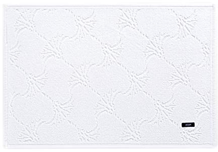 JOOP! Badteppich NEW CORNFLOWER 70 x 120 cm weiß
