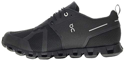 On Running Herren-Sneakers Cloud wasserdichtes Textil, Synthetik, Schwarz (Black Lunar), 40 EU